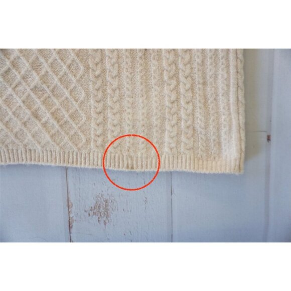 House Of Harlow 1960 Fisherman Cable Knit Sweater Dress, Size L - Picture 7 of 7